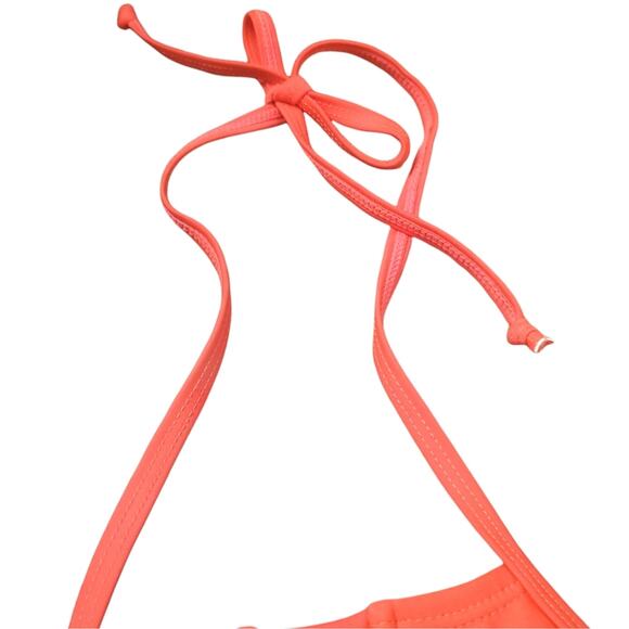 LIVE LOVE DREAM AEROPOSTALE HIGH NECK BIKINI TOP NEW WITHOUT TAGS MEDIUM RED - Picture 5 of 12